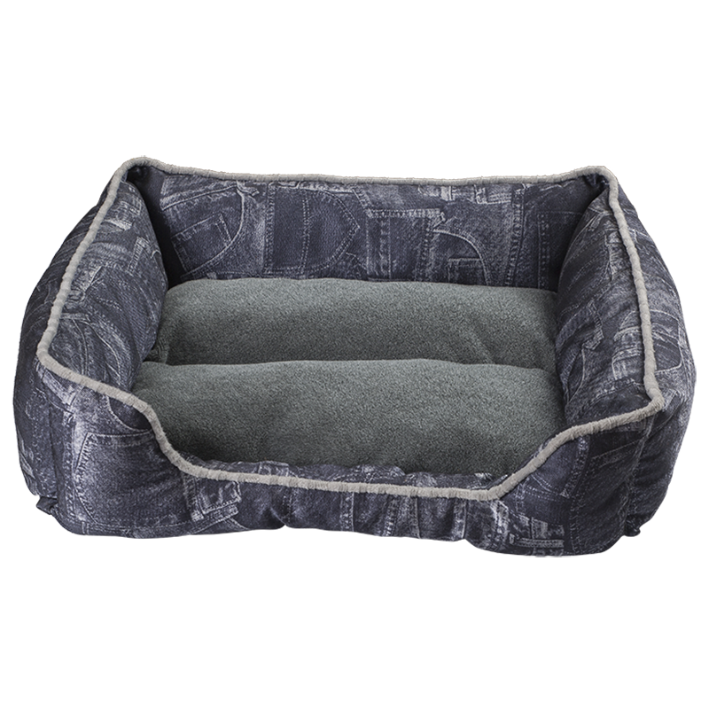 Cama para mascotas HY-10 Jeans falsos Abrazar la cueva