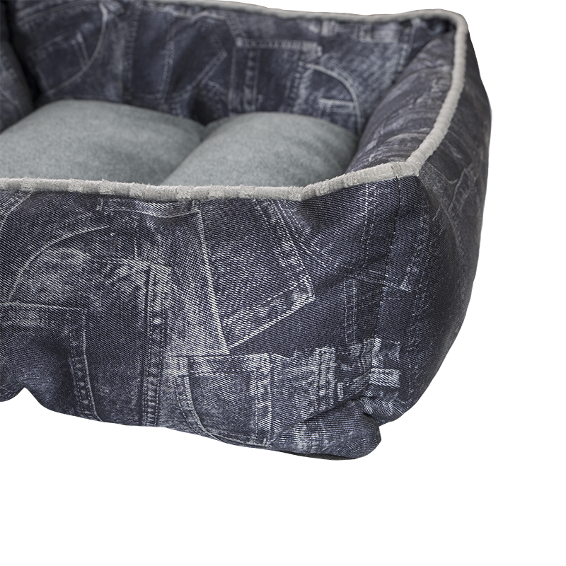 Cama para mascotas HY-10 Jeans falsos Abrazar la cueva
