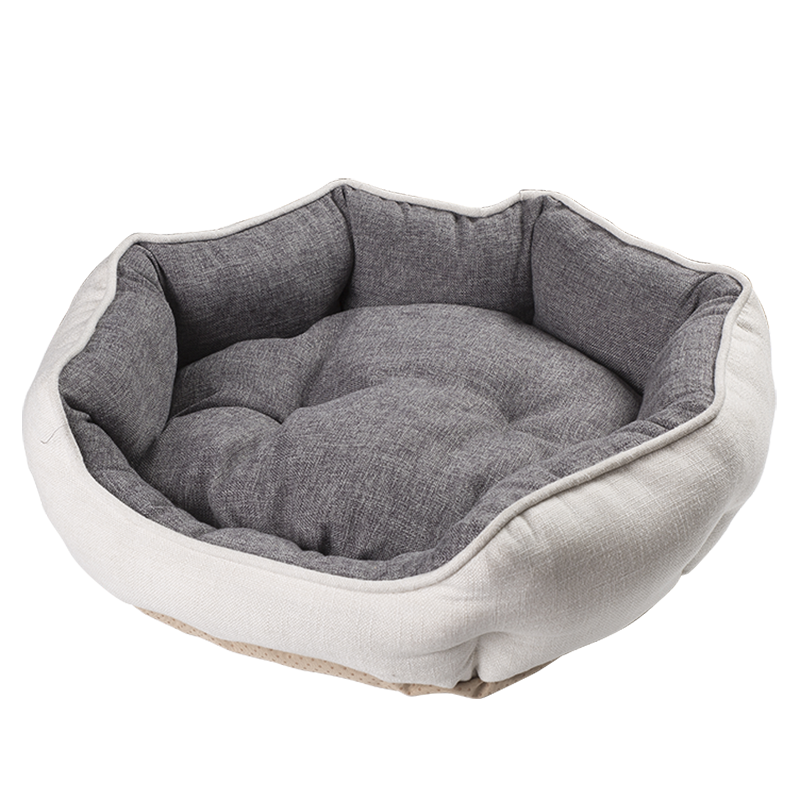Cama para mascotas HY-16 Fax Linux Cuddle Oval Cave