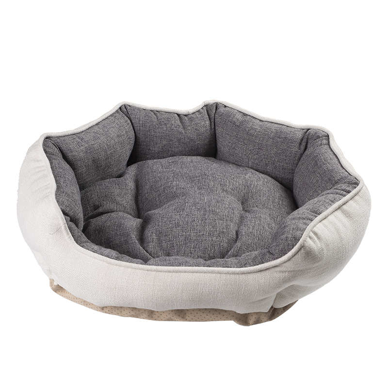 Cama para mascotas HY-16 Fax Linux Cuddle Oval Cave